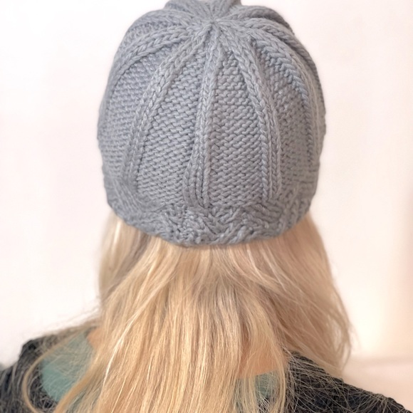Crocheted beanie available in 5 different colors. See other listings. - Picture 2 of 3